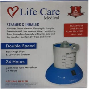 Life Care Medical Steamer & Inhaler (Double Speed)