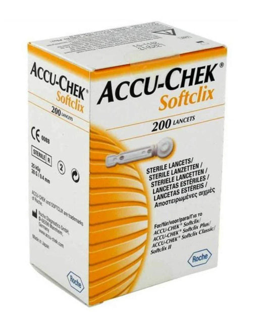 Accu-Chek Softclix Sterile Lancets (200 Count)