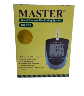 MASTER BG-208 Blood Glucose Monitoring System