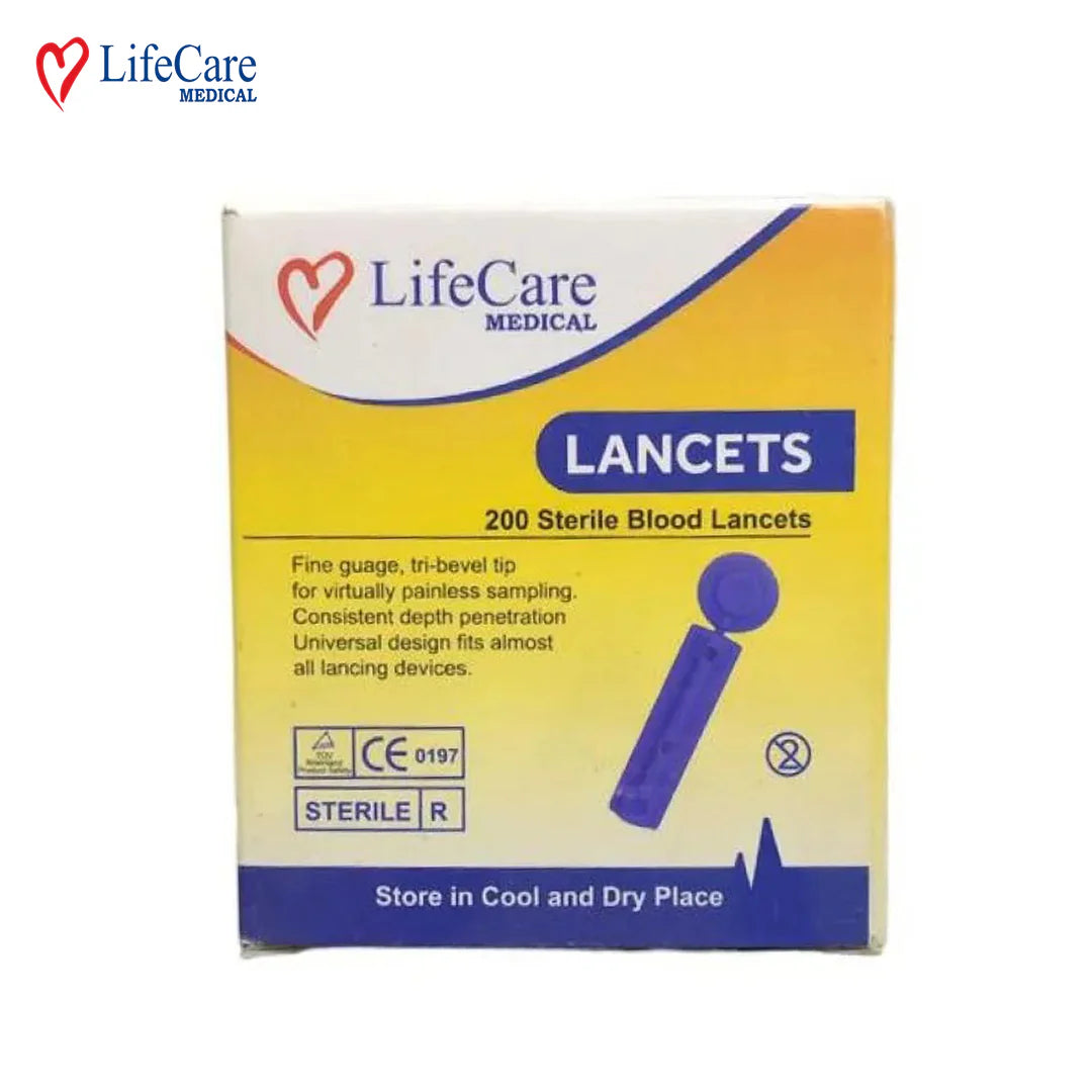 LifeCare Medical 200 Sterile Blood Lancets