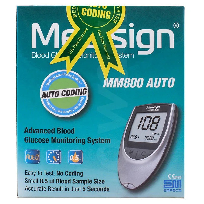 Medisign MM800 Auto Blood Glucose Monitoring System (Meter Only)